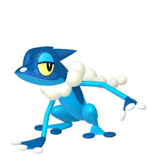 Frogadier Pokédex artwork