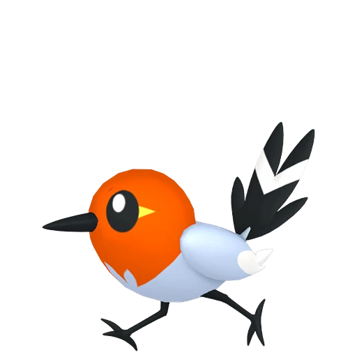 Fletchling Pokédex artwork