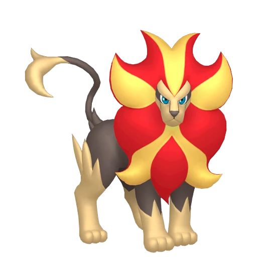 Pyroar (Male) Pokédex artwork
