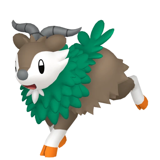 Skiddo Pokédex artwork