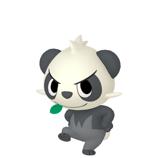 Pancham Pokédex artwork