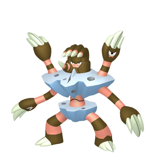 Barbaracle Pokédex artwork