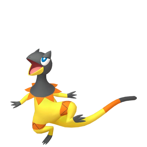 Heliolisk Pokédex artwork