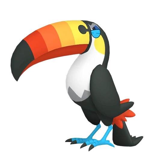 Toucannon Pokédex artwork