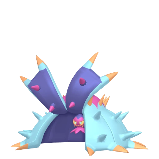 Toxapex Pokédex artwork