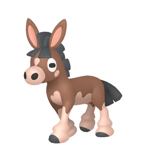 Mudbray Pokédex artwork