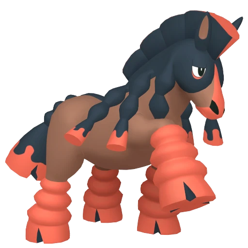 Mudsdale Pokédex artwork