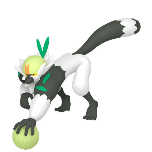 Passimian Pokédex artwork
