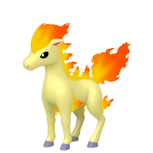 Ponyta Pokédex artwork
