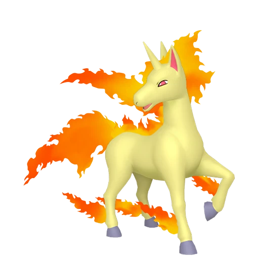 Rapidash Pokédex artwork
