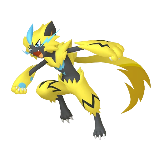 Zeraora Pokédex artwork