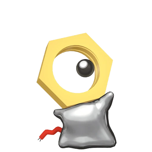 Meltan Pokédex artwork