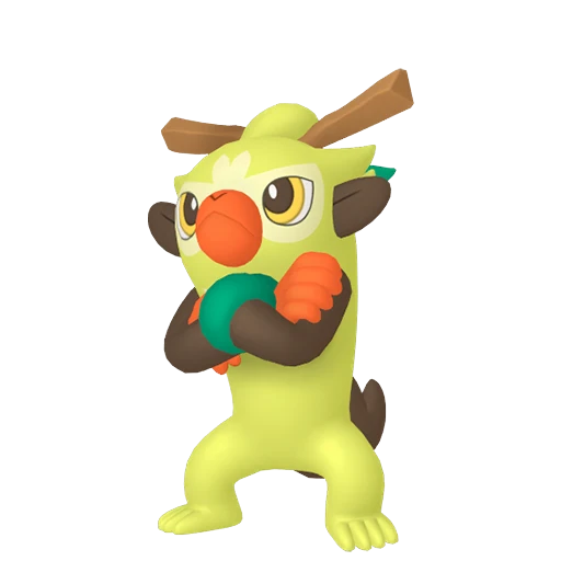 Thwackey Pokédex artwork