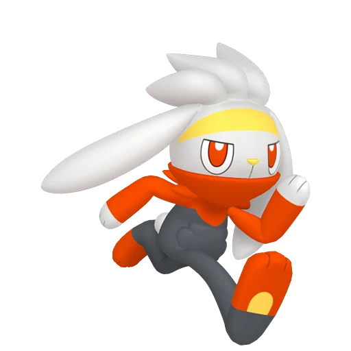 Raboot Pokédex artwork