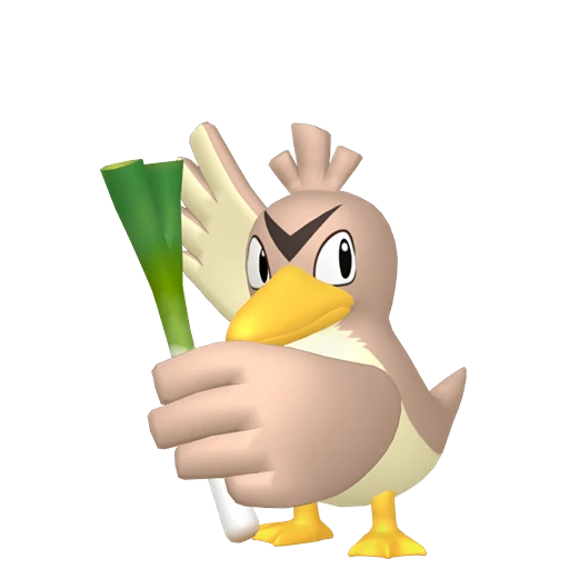 Farfetch'd Pokédex artwork