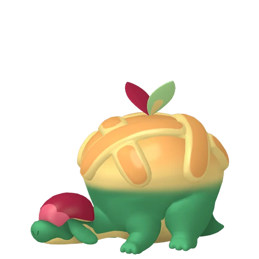 Appletun Pokédex artwork