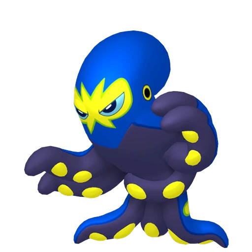Grapploct Pokédex artwork