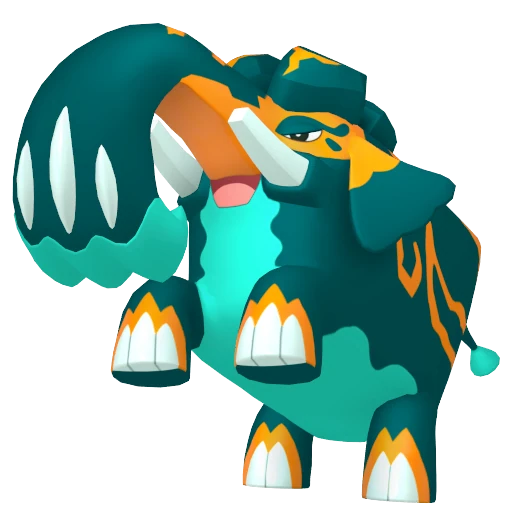 Copperajah Pokédex artwork