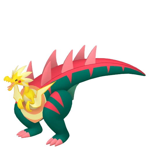 Dracozolt Pokédex artwork