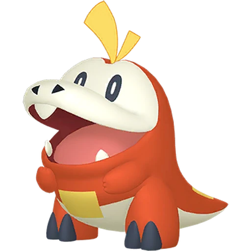 Fuecoco Pokédex artwork