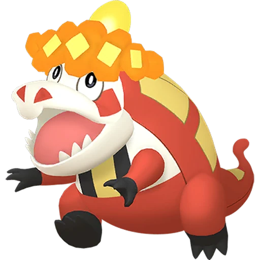 Crocalor Pokédex artwork