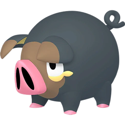 Lechonk Pokédex artwork