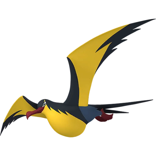 Kilowattrel Pokédex artwork