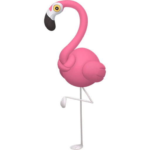 Flamigo Pokédex artwork